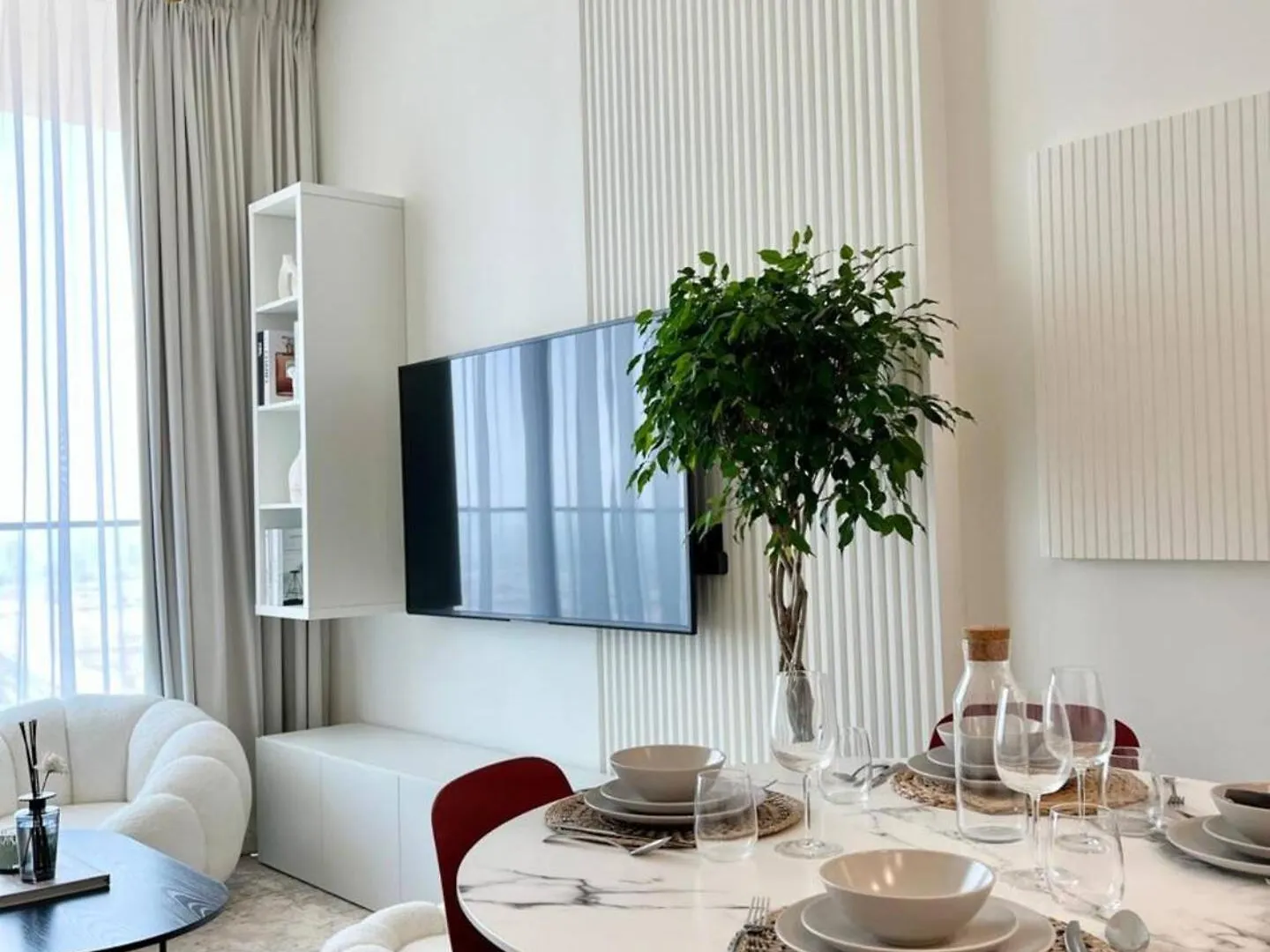 Modern & Smart 1Br W Stylish Interiors In Jvc Apartment Dubai
